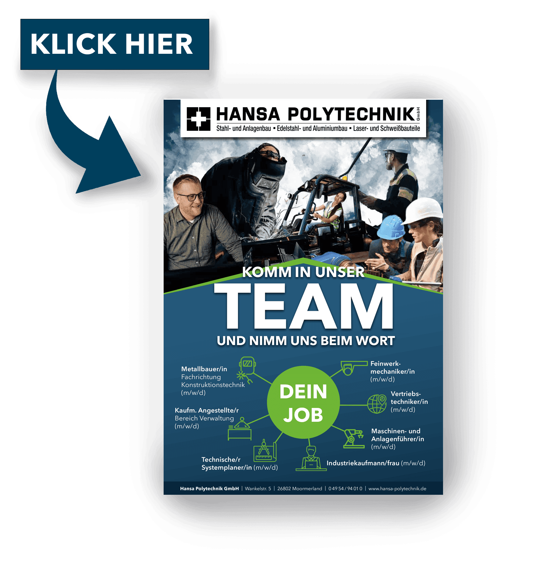 Deine Karriere bei Hansa Polytechnik